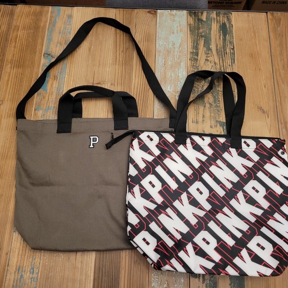 PINK Canvas Insulated 2 in 1 Tote - Picture 5 of 7